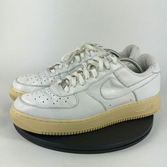 Nike Other - Nike Air Force 1 Premium White Leather 2006 315180-111 Men’s Size 12